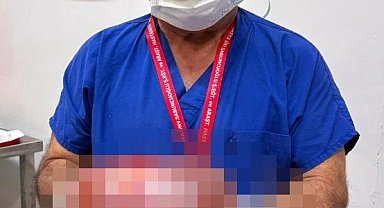 Hastanın karnından 30 santim çapında kitle çıktı