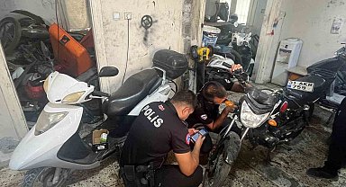 Hatay'da motosiklet tamircileri denetlendi
