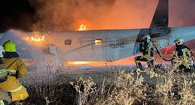 Havalimanında yapılan tatbikat gerçeği aratmadı