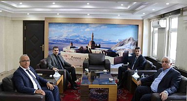 Iğdır Cumhuriyet Başsavcısı ve Emniyet Müdürü'nden Ağrı'ya ziyaret