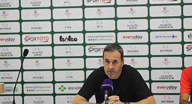 Iğdır FK - Esenler Erokspor maçının ardından