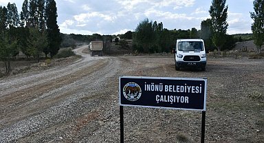 İnönü'de 40 yıllık yol sorunu çözüldü