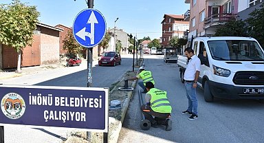 İnönü'de sokaklar ışıl ışıl oluyor