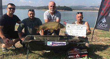 İnternational Ömerli Carp Cup Yarışması'nda 3'üncülük Eskişehir'in