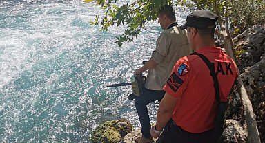 Irmak yatağı değiştirildi, kaybolan gence ulaşılamadı