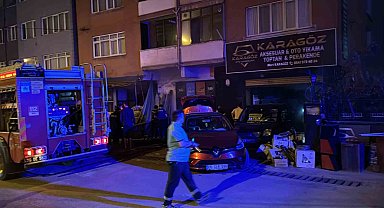 İş yerinde korkutan yangın