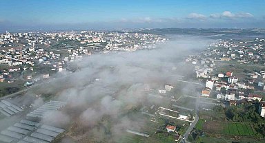 İstanbul'da sis kartpostallık görüntüler oluşturdu