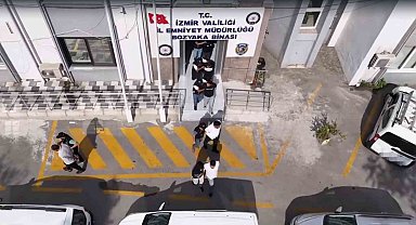İzmir'de suç örgütüne operasyon: 9 gözaltı