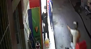 İzmir'deki intikam cinayeti kamerada
