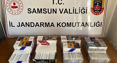 Jandarma ekiplerince makaron ele geçirildi