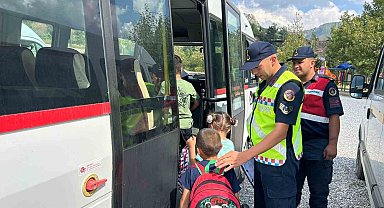 Jandarmadan okul servislerine denetim