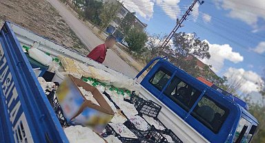 Jandarmadan sağlıksız süt ürünleri üretimi yapan iş yerine operasyon: Tonlarca bozuk ürün ele geçirildi