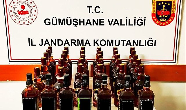 Kaçak alkol operasyonunda şüpheli suçüstü yakalandı