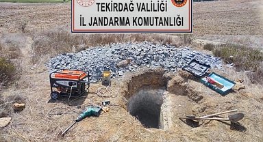 Kaçak kazı yapanlara operasyon: 4 gözaltı