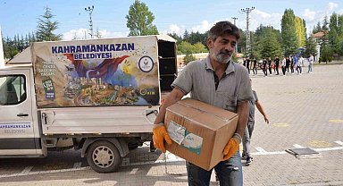 Kahramankazan Belediyesinden okullara hijyen desteği