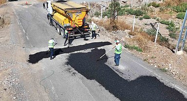 Kahramanmaraş'ta asfalt ve parke çalışmaları