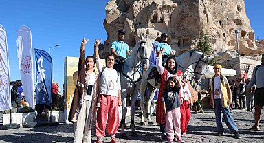 Kapadokya'da okçuluk festivali düzenlendi