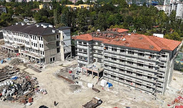 Karabük Anadolu İmam Hatip Lisesi inşaatının yüzde 60'ı tamamlandı