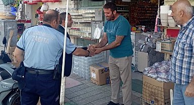 Karacabey'de kaldırım işgaline geçit yok