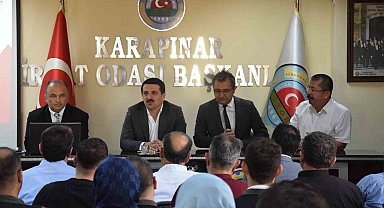 Karapınar'da tarımda yeni döneme ilişkin toplantı düzenlendi