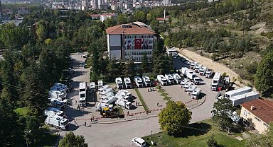 Kastamonu'da çevre temizliğinde kullanılacak 32 araç dualarla dağıtıldı