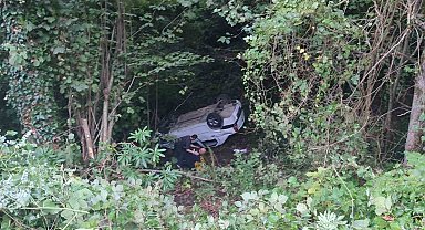 Kastamonu'da otomobil şarampole yuvarlandı: 4 yaralı