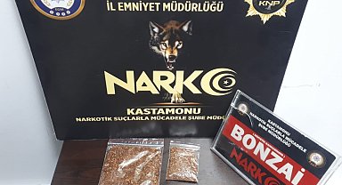 Kastamonu'da uyuşturucuyla yakalanan şahıs tutuklandı