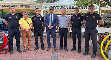 Kaymakam Adem Kaya itfaiye haftasını kutladı