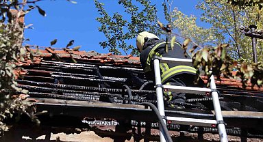 Kayseri'de müstakil evde yangın