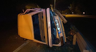 Kazaya karışan yabancı uyruklu sürücü alkollü çıktı