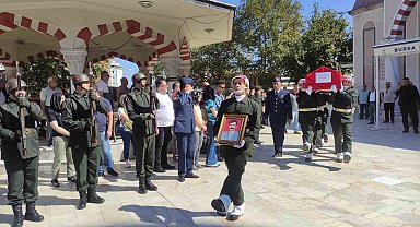 Kıbrıs gazisi askeri törenle uğurlandı