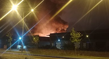 Kimyasal deposunda yangın