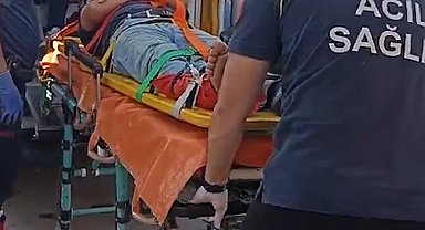 Kırıkkale'de kanala düşen adamın ayağı kırıldı