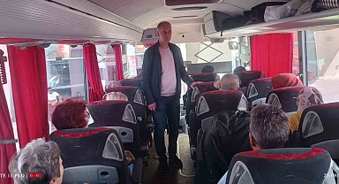 Kırşehir polisi yolcu gibi bindiği otobüste denetim yaptı