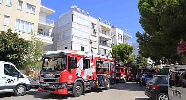 Klimadan çıkan yangın panik yaşattı