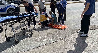 Konya'da kamyonet yayaya çarptı