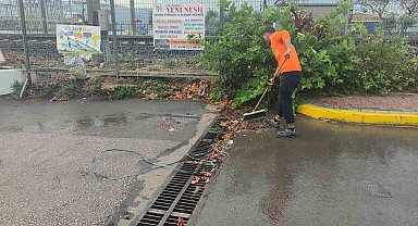 Körfez'de su baskınlarına karşı mazgallar temizleniyor
