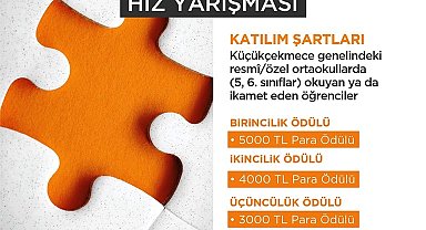 Küçükçekmece Belediyesi'nin ödüllü yarışmaları başlıyor