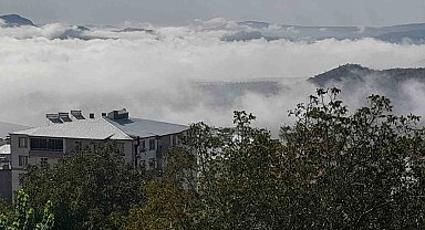 Kulp ilçesinde yoğun sis