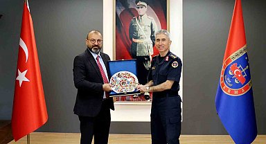 Kütahya OSB yönetiminden Albay Vedat Kültür'e 'hayırlı olsun' ziyareti