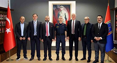 Kütahya OSB yönetiminden Emniyet Müdürü Osman Elbir'e 'hayırlı olsun' ziyareti