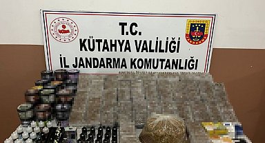 Kütahya'da jandarmadan kaçak sigara operasyonu
