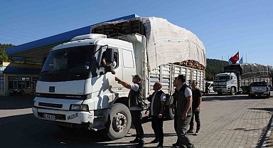Kütahya'da orman emvali taşıyan araçlar kontrol edildi
