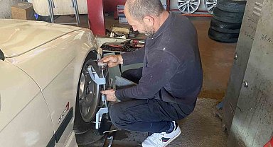 Lastikçilerin değişim sezonu hazırlığı başladı