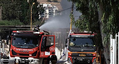 Lübnan'dan İsrail'e 65 roket ateşlendi