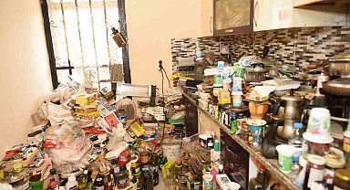 Mahalleyi saran kokunun sebebi 70 metrekarelik evden çıktı