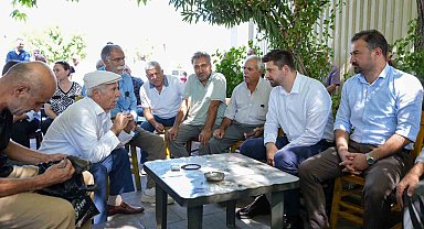 Makam koltuğu haczedilen Boltaç, güne Tarsus Makam bölgesinde vatandaşlarla başladı