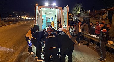 Manisa'da iki motosiklet çarpıştı: 2 yaralı