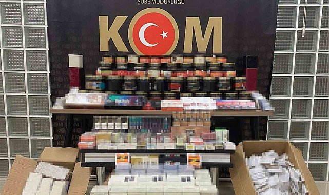 Manisa'da kaçak sigara operasyonu