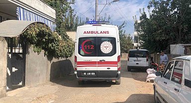 Merdivenlerden düşen işçi yaralandı